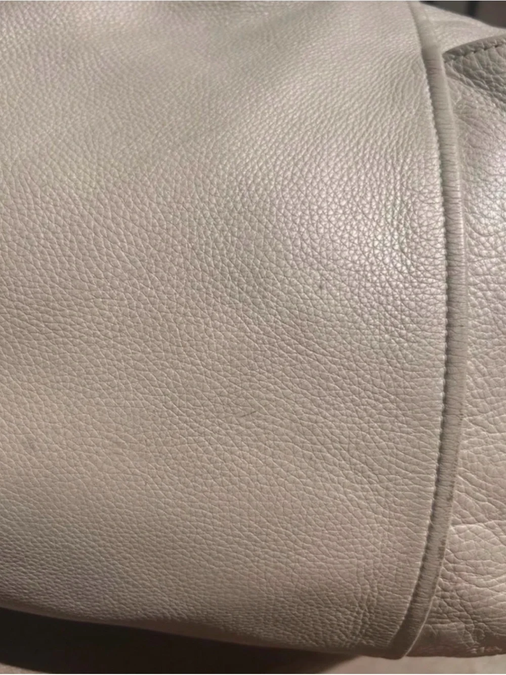 Coach Madison Madison Pebbled Leather Hobo Shoulder Crossbody Cream/Ivory